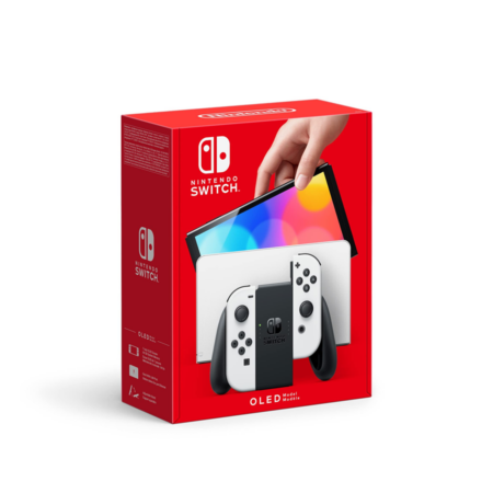 Console NINTENDO Switch OLED + Joycon blanches