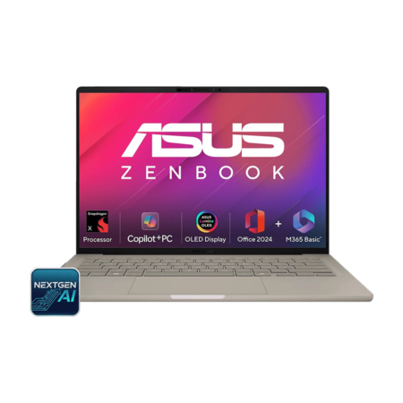 Asus Zenbook Air 14 Snapdragon X1-26100 16Go 512Go SSD Windows 11 Home